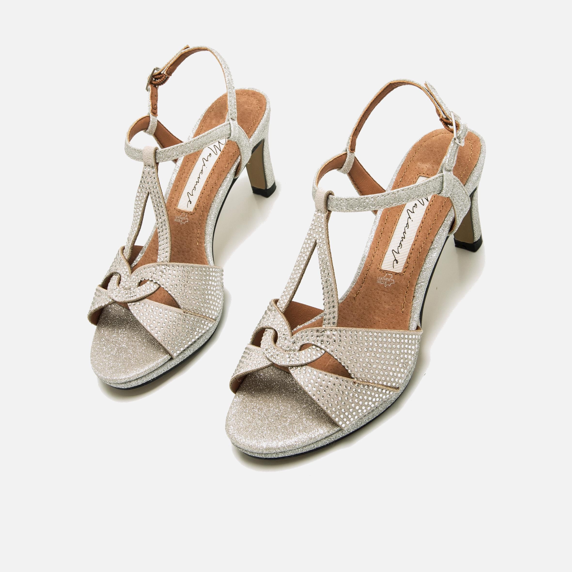 Buy LOREN silver 57152 HIGH HEELED SANDALS Mariamare for WOMAN